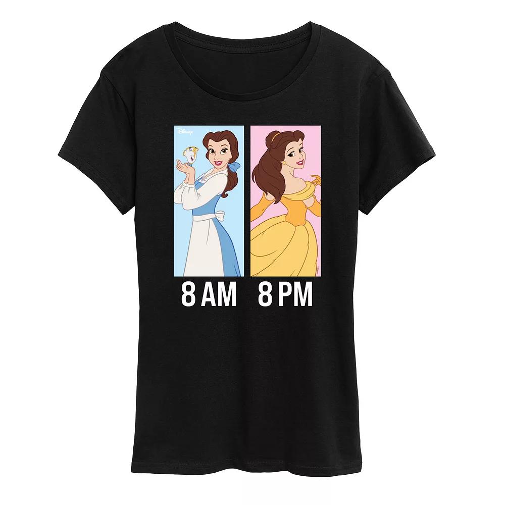 Disney Princess Belle Women's AM to PM Graphic Tee,  Product Image