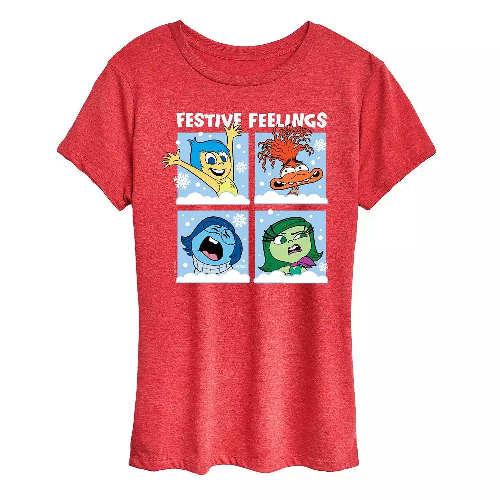Disney / Pixar's Inside Out 2 Women's Festive Feelings Graphic Tee,  Product Image
