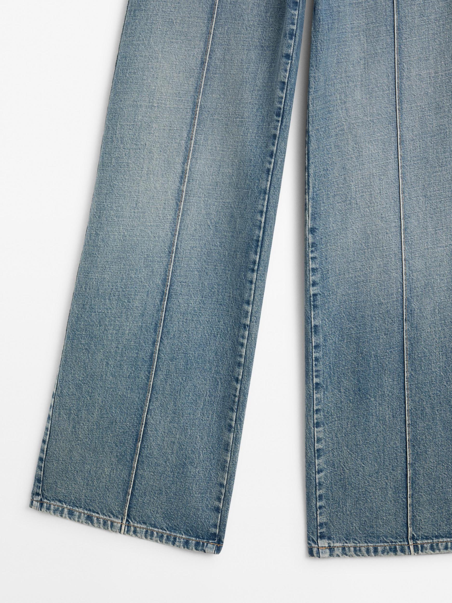 Mid-rise wide-leg jeans Product Image