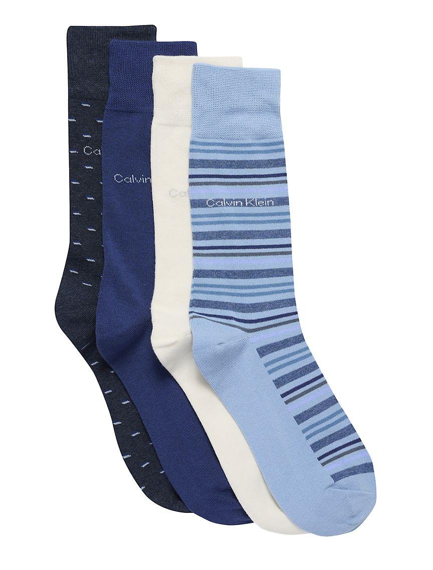 Combed Cotton 4-Pack Dress Socks Product Image