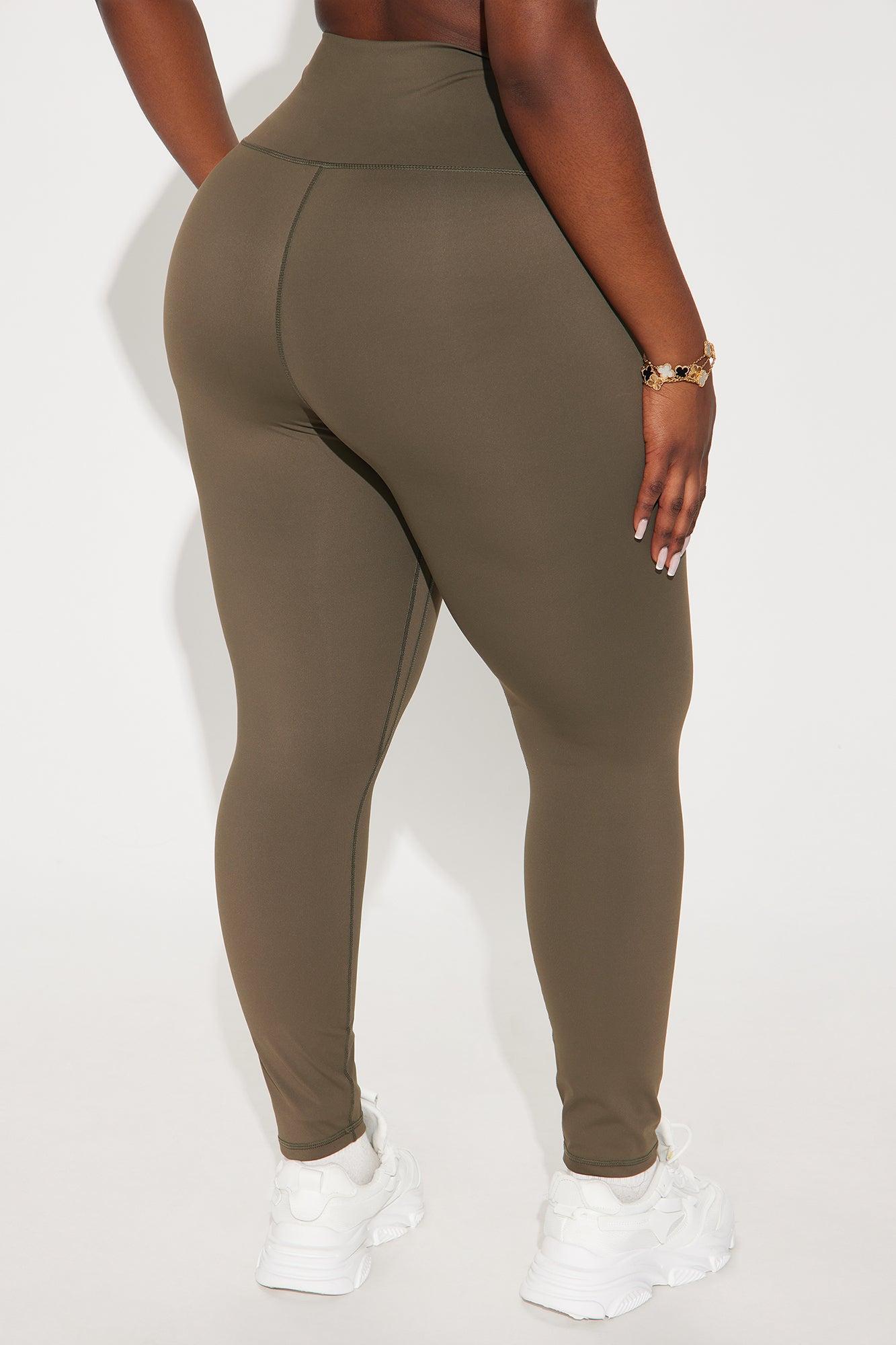 Get It Right 7/8 Active Legging - Olive Product Image