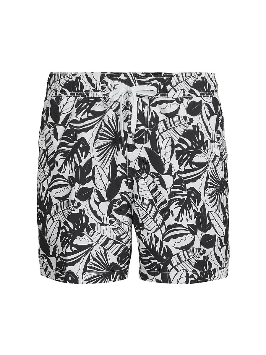 Mens COLLECTION Graphic Tropics Swim Trunks Product Image