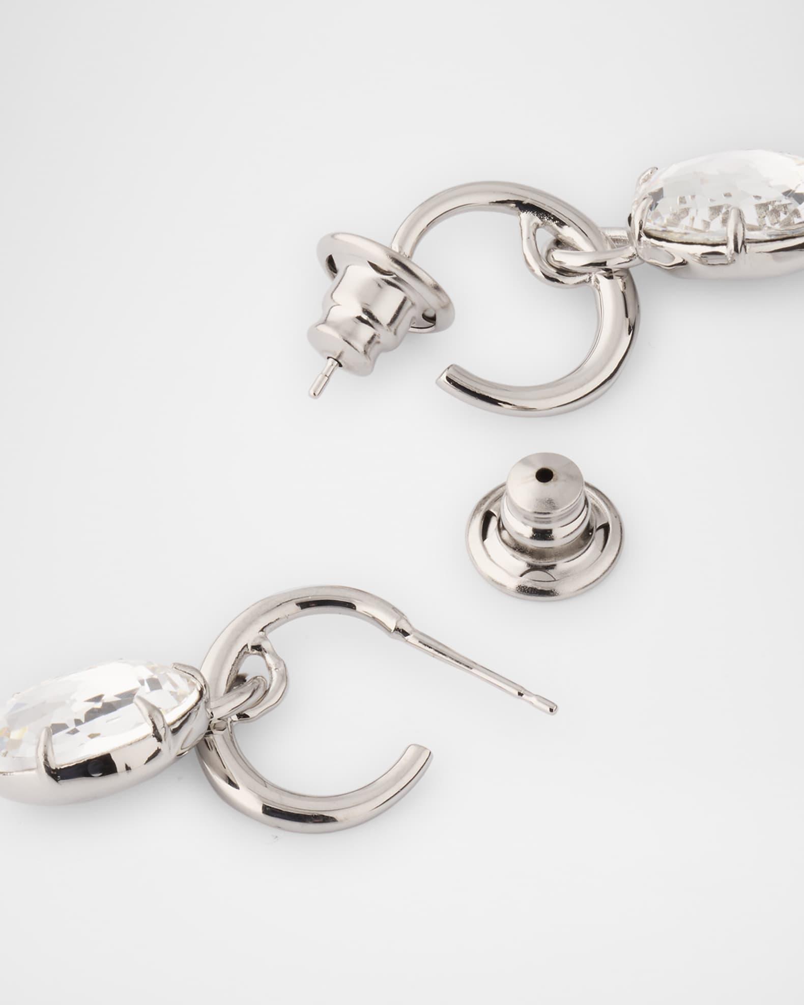 Crystal Mini Hoop Earrings Product Image