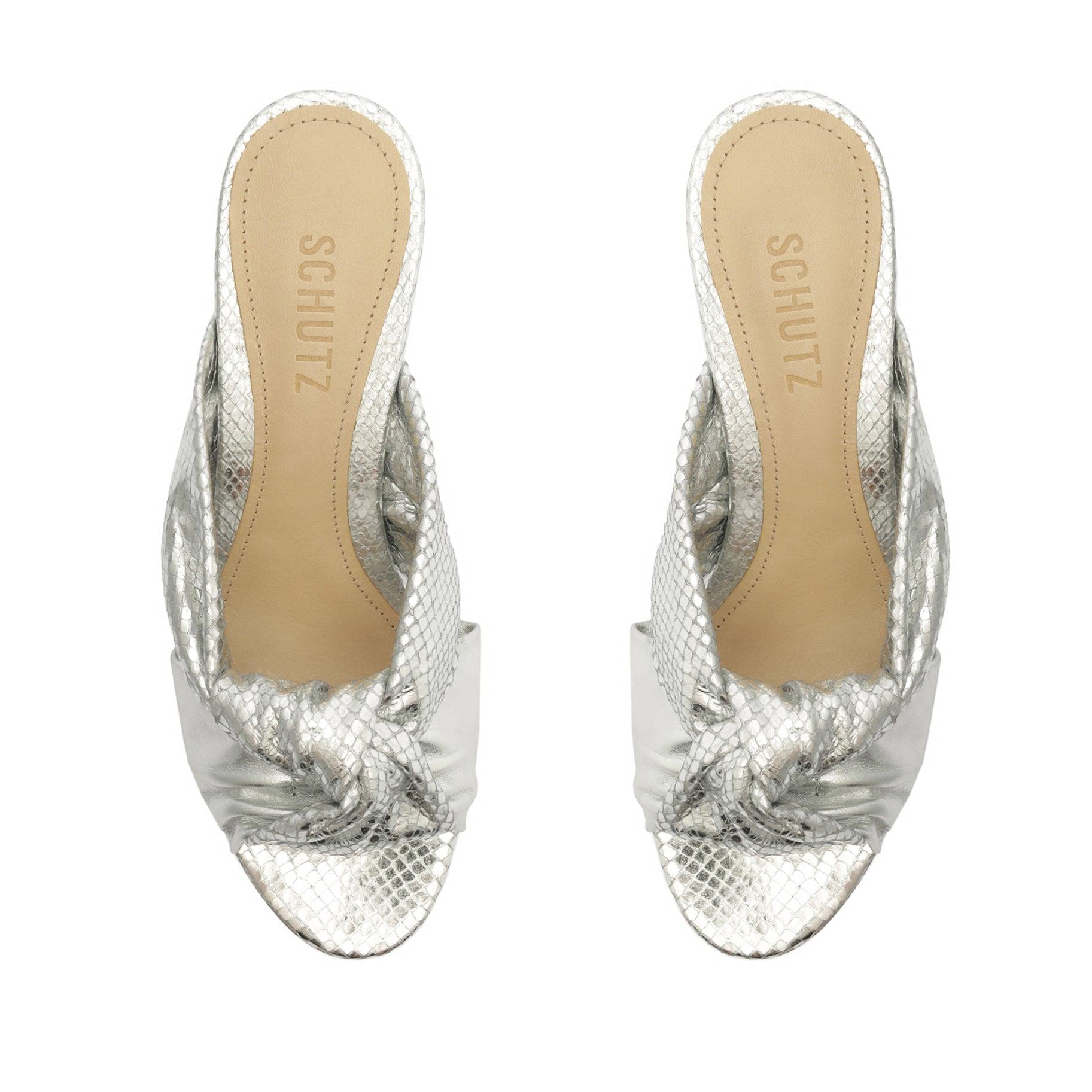 Mindy Mid Block Metallic Sandal Female Product Image