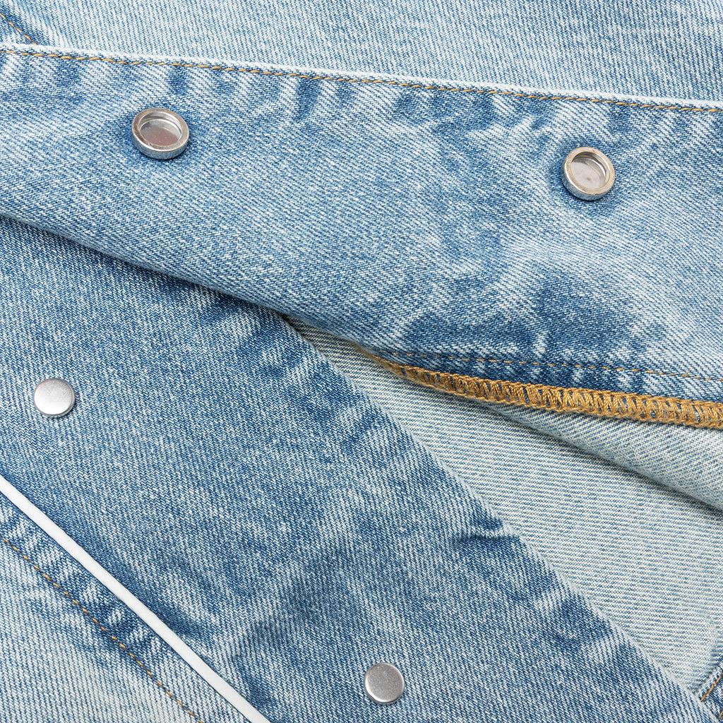 Denim Track Logo Cargos - Light Wash Male Product Image