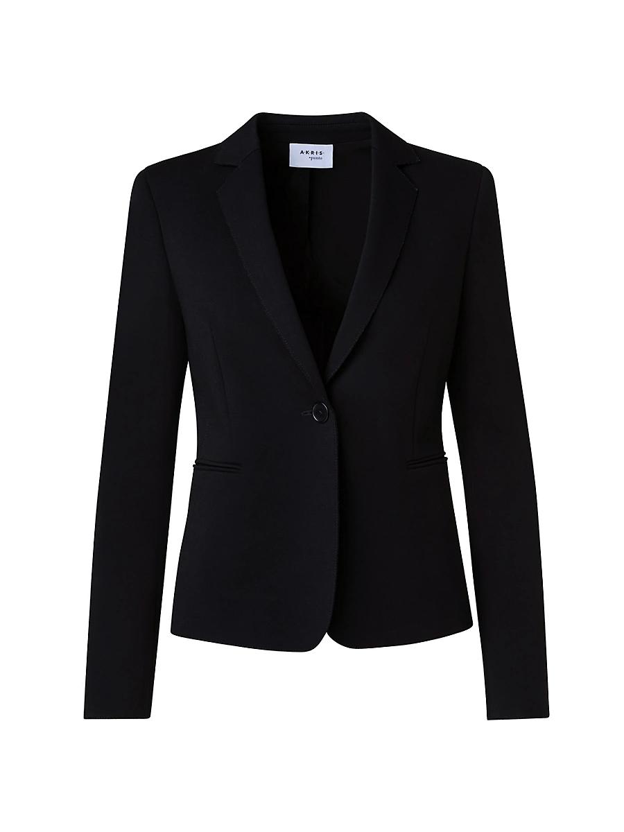 Womens Elements Jersey One-Button Blazer Product Image