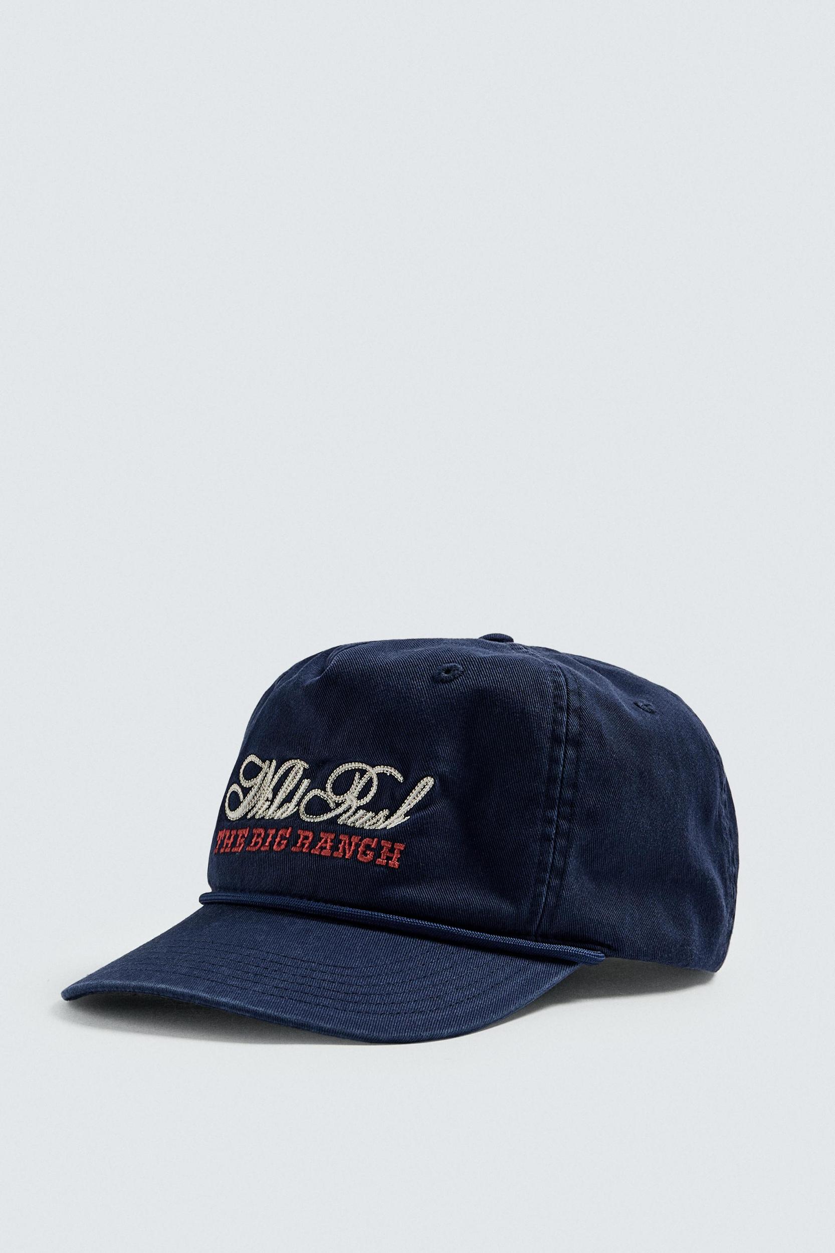 WASHED EMBROIDERED CAP Product Image