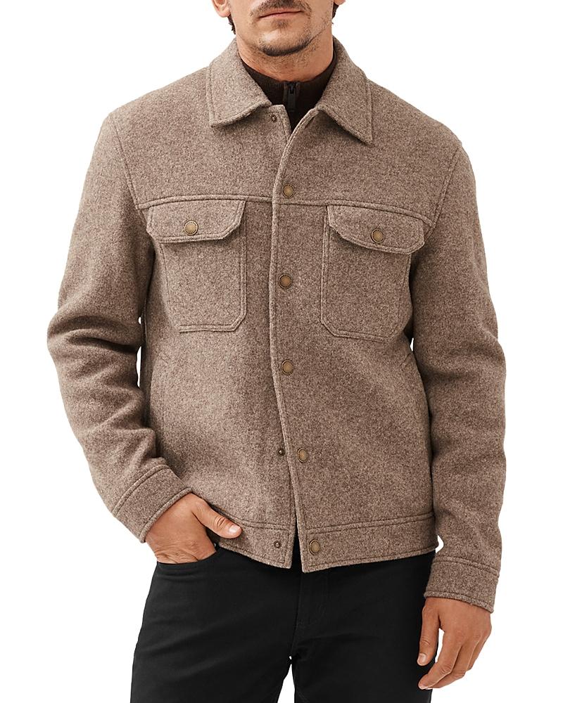 Mens Brooklyn Wool Trucker Jacket Product Image