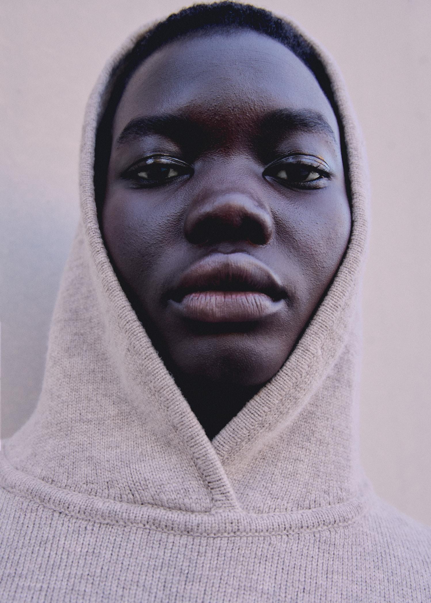 Wool-blend hooded sweater - Women | MANGO USA Product Image