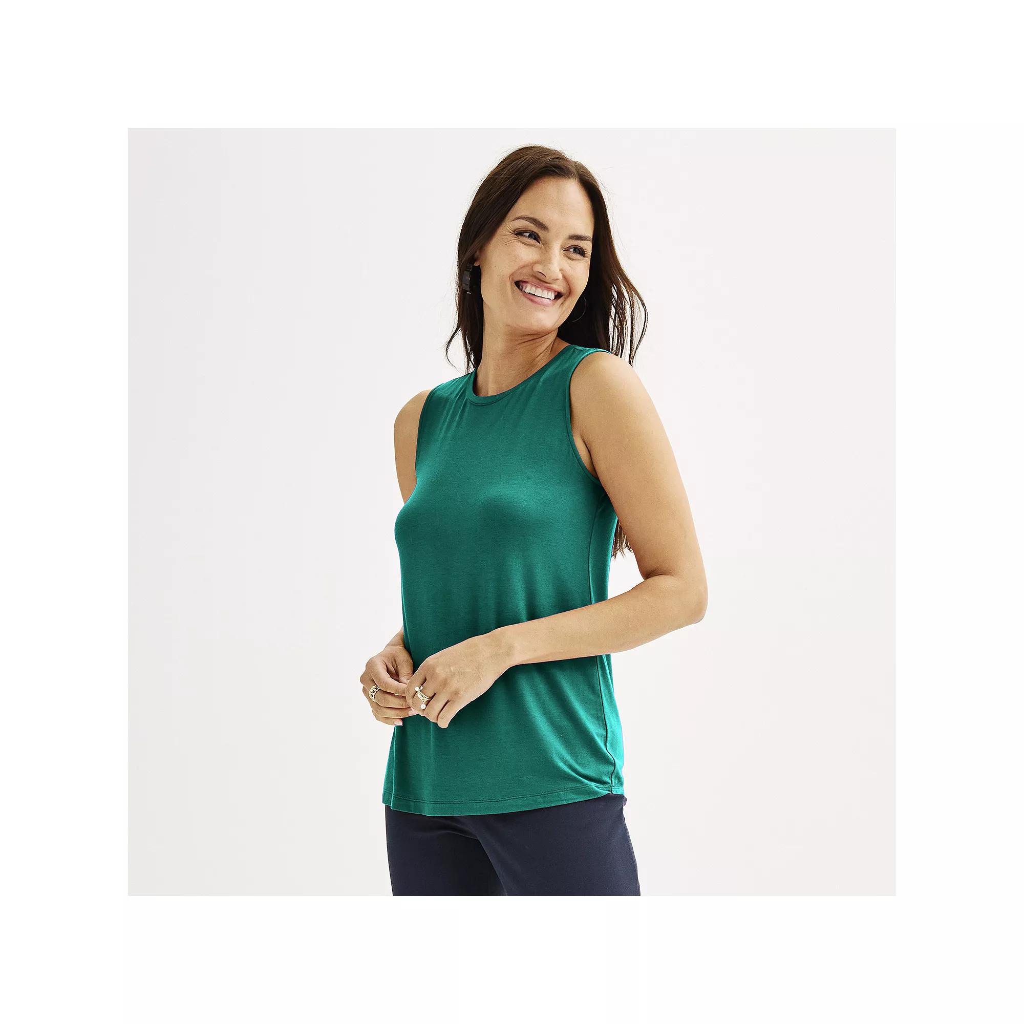 Nine West Essential Easy High-Neck Tank Top, Women's,  Product Image