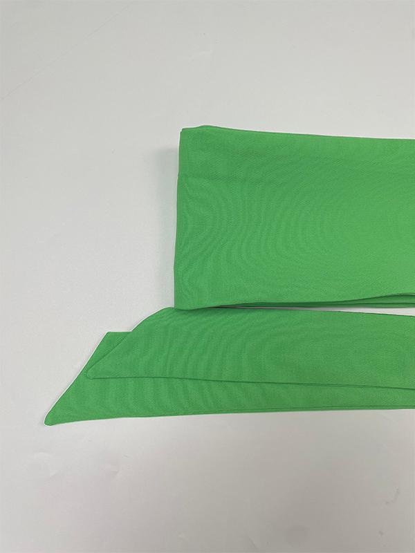 Half Sleeves High Waisted Solid Color Tied Waist V-Neck Maxi Dresses Product Image