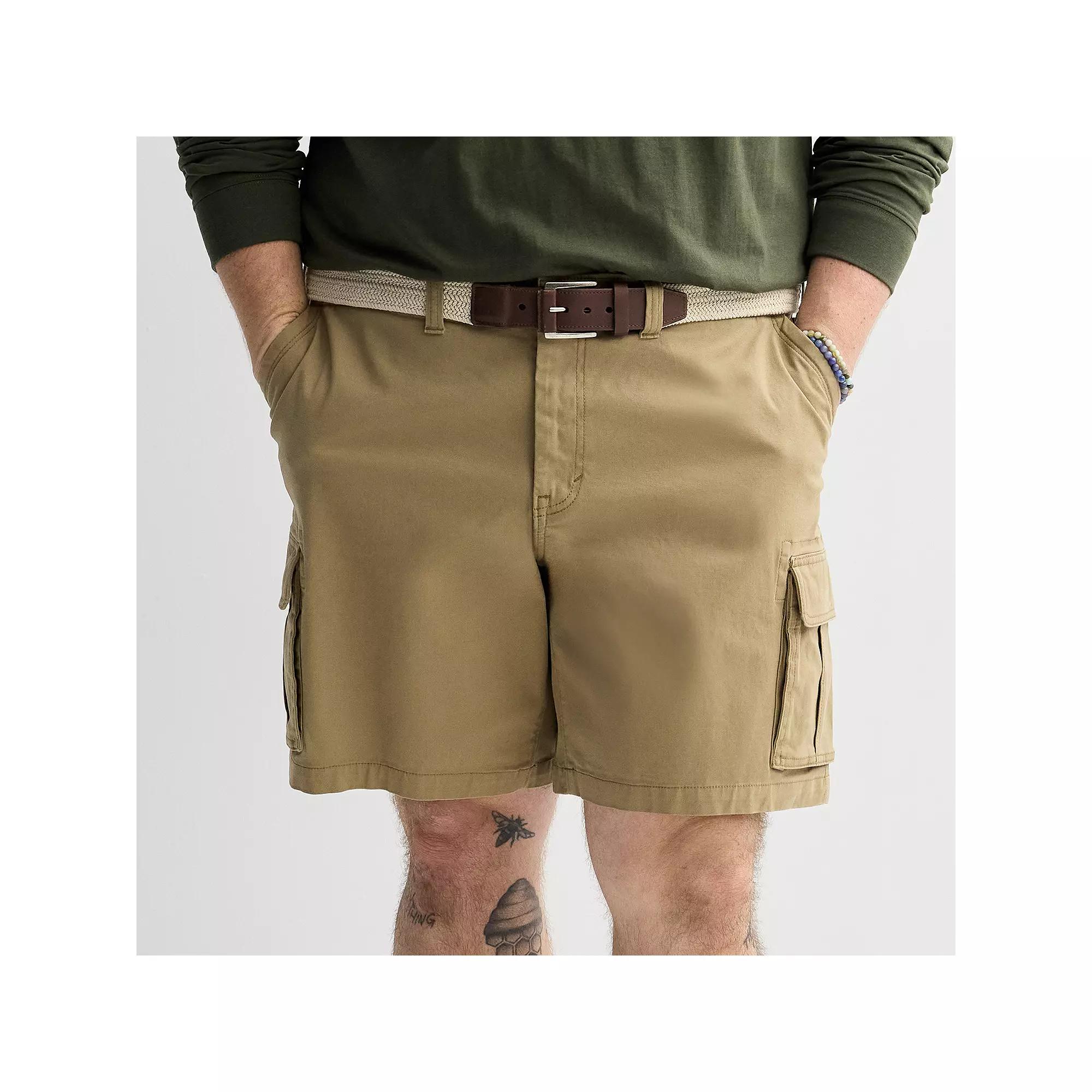 Big & Tall Sonoma Goods For Life® Flexwear Everyday Cargo Shorts, Men's, Size: 54, Lead Gray Product Image