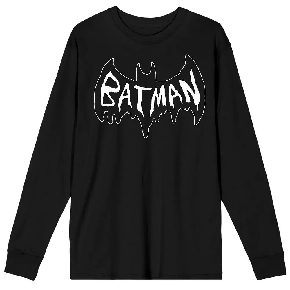 Men's Batman Hand Drawn Logo Tee,  Product Image