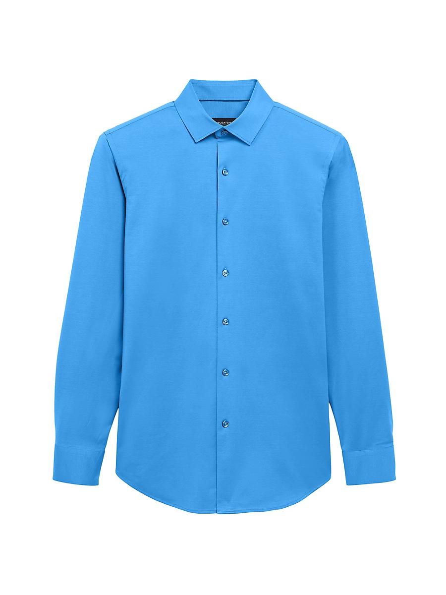 Mens OoohCotton Marbled Long-Sleeve Comfort Stretch Shirt Product Image