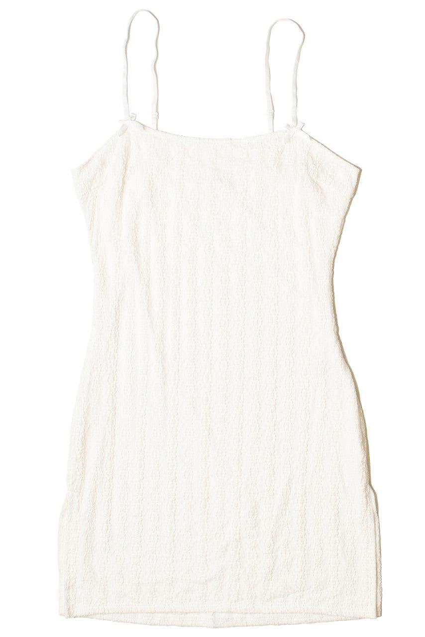 Bow Detail Lined Lace Mini Dress Product Image