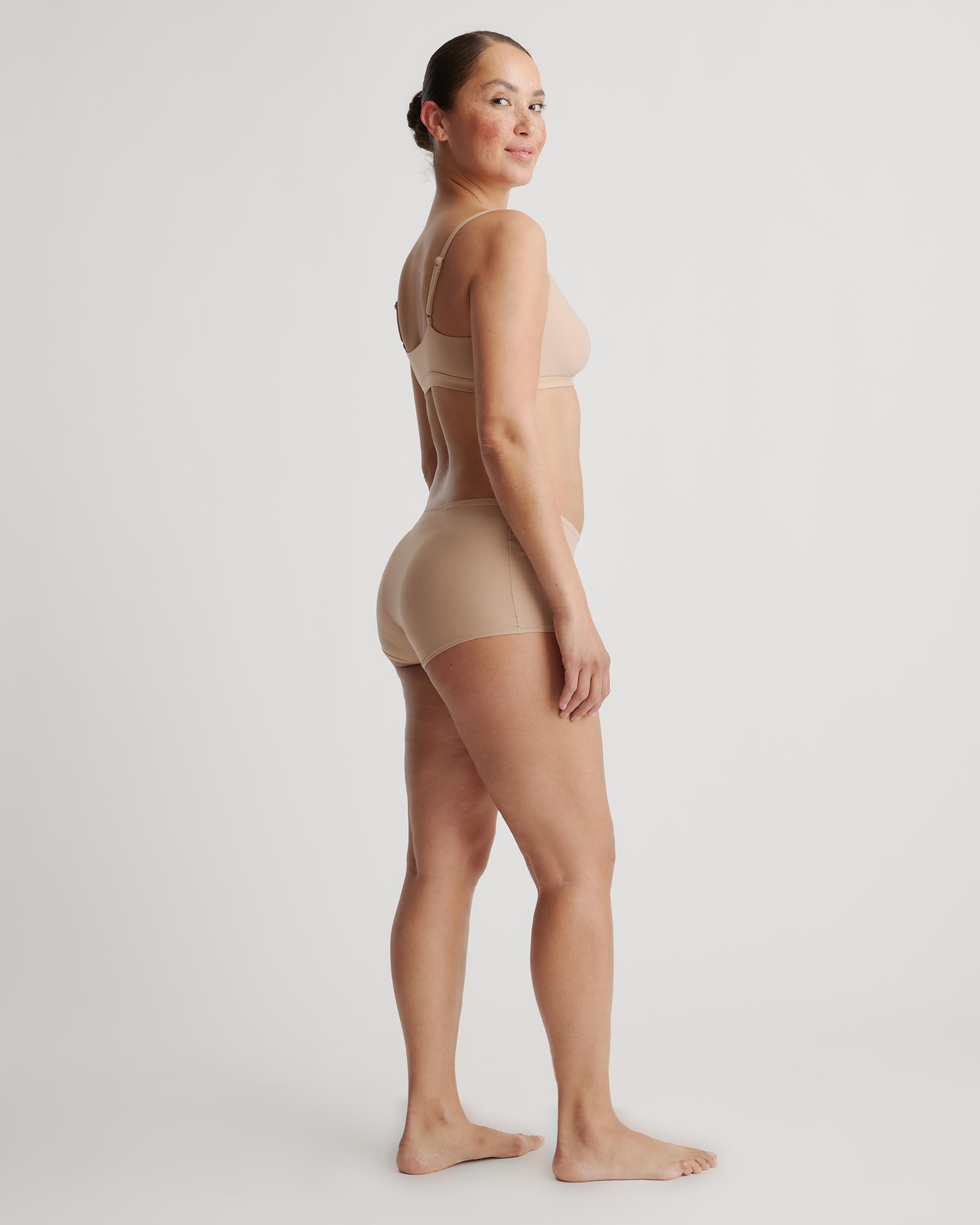 Quince | Women's Second Skin Boyshort Nylon/Spandex Product Image