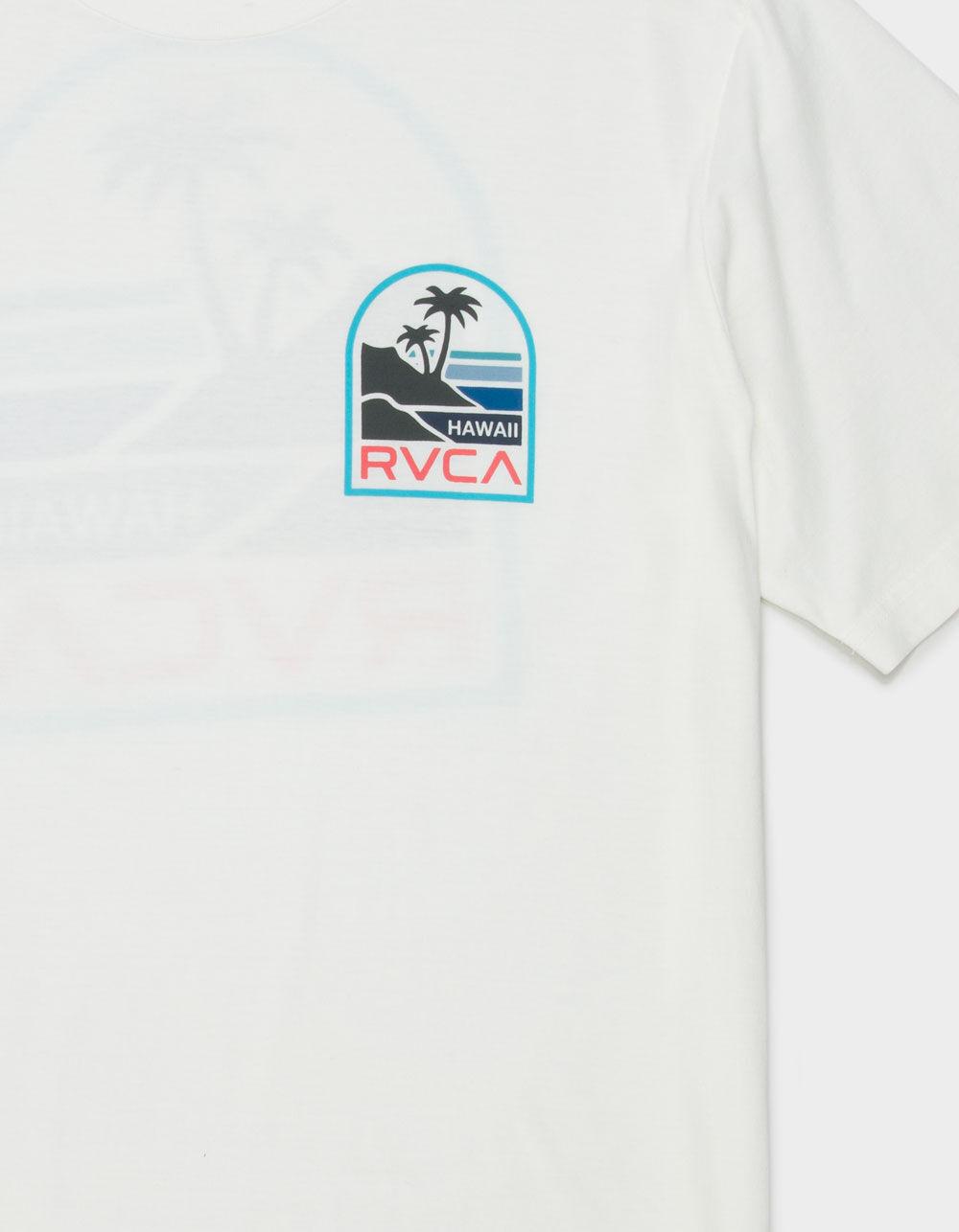 RVCA Palm Sets Mens Tee - WHITE Product Image