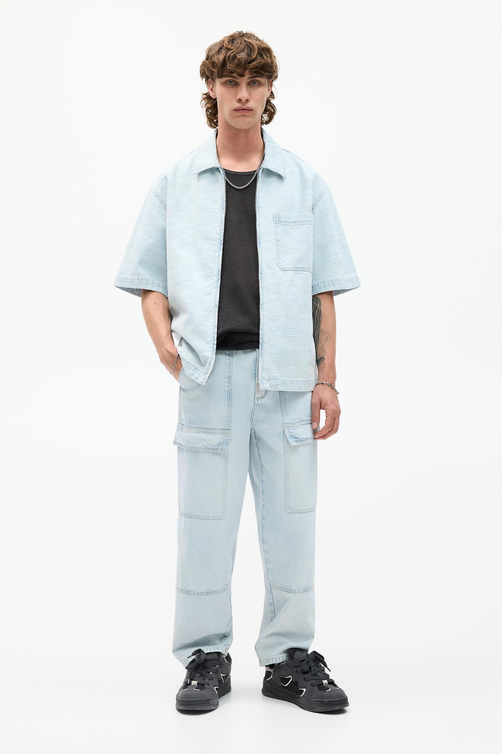 Baggy cargo jeans Product Image