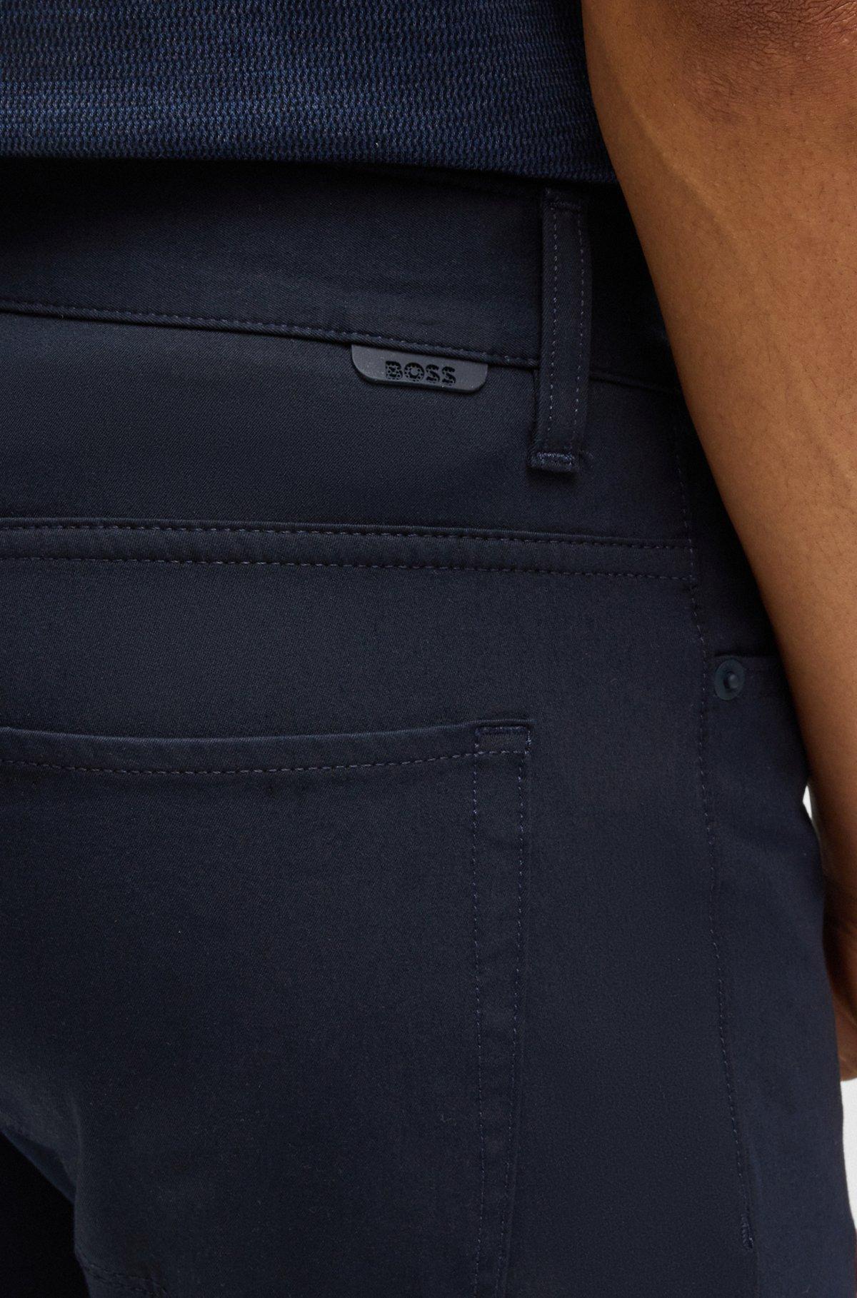 Delaware slim-fit trousers in performance-stretch fabric Product Image