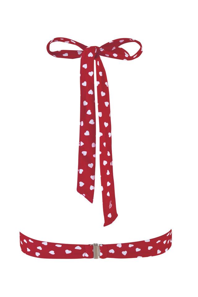 VALENTINA BIKINI TOP - RED : RED HEARTBEAT Product Image