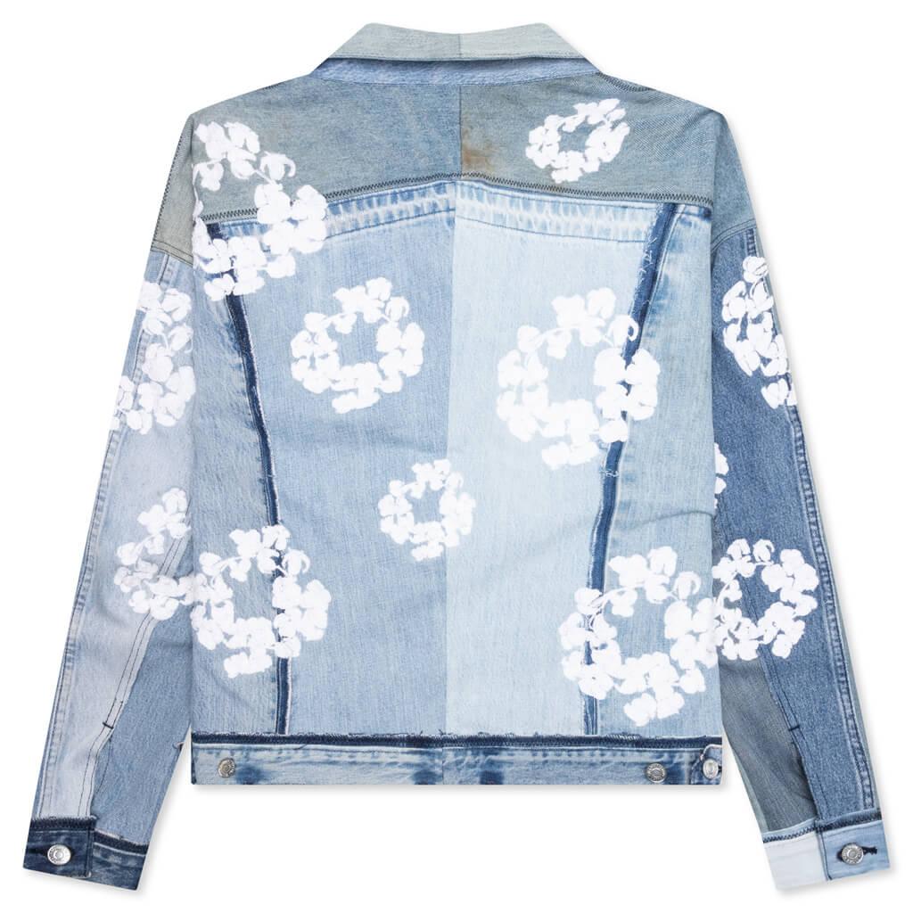 Readymade x Denim Tears CTN Wreath Track Jacket - Blue Male Product Image