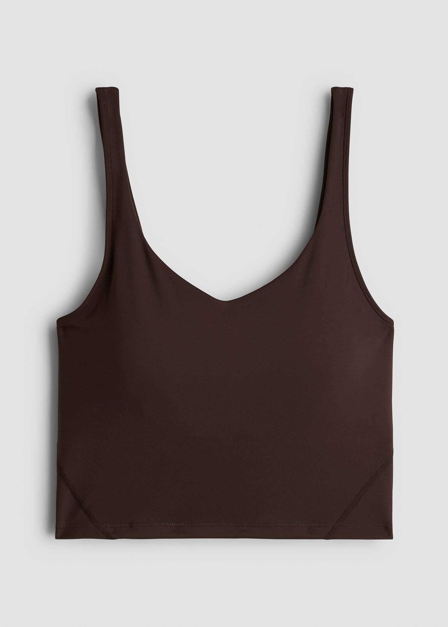 Balance Tank Top for Tall Women in Espresso Product Image