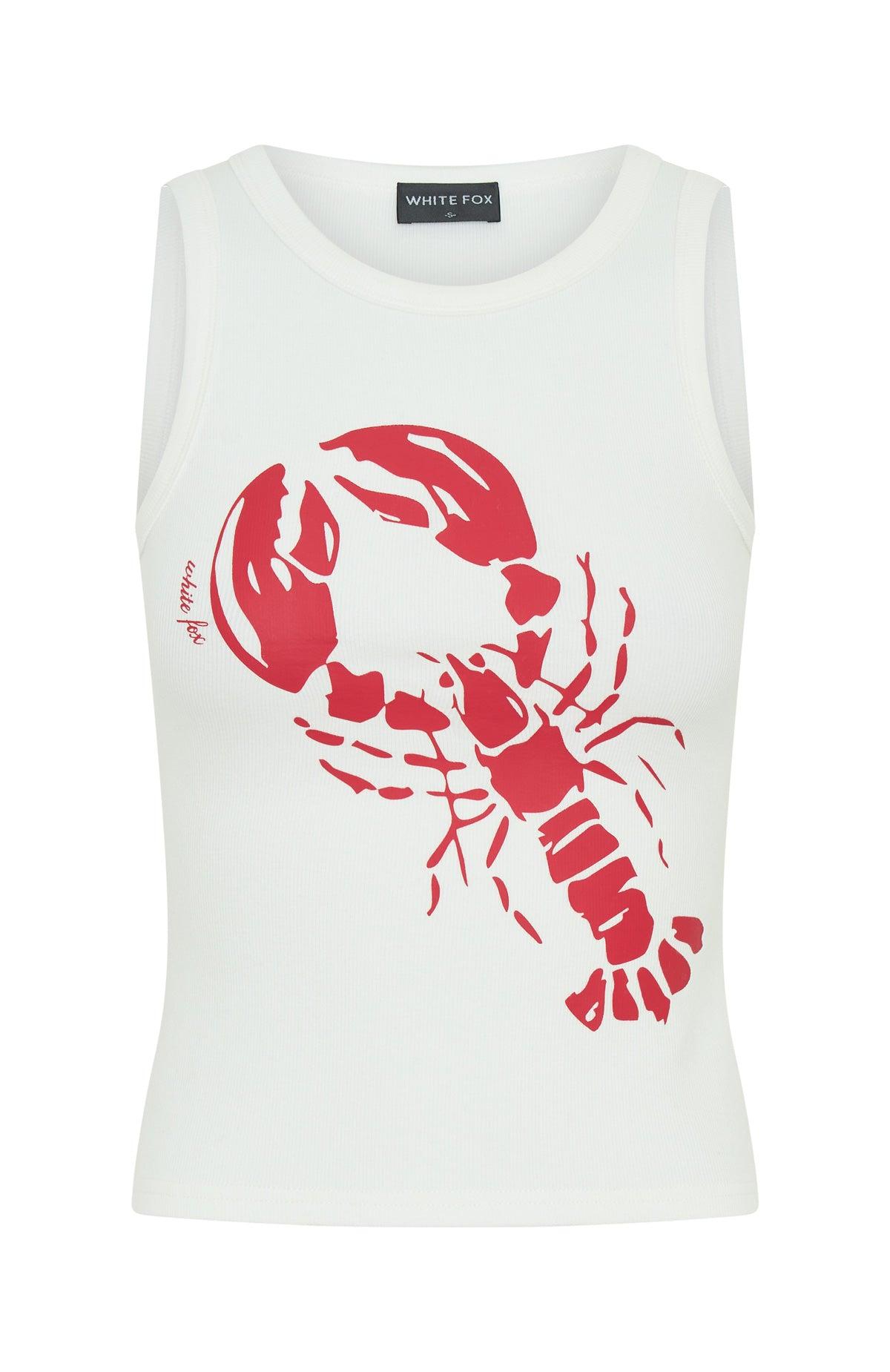 Happiest By The Ocean Tank Top White Product Image