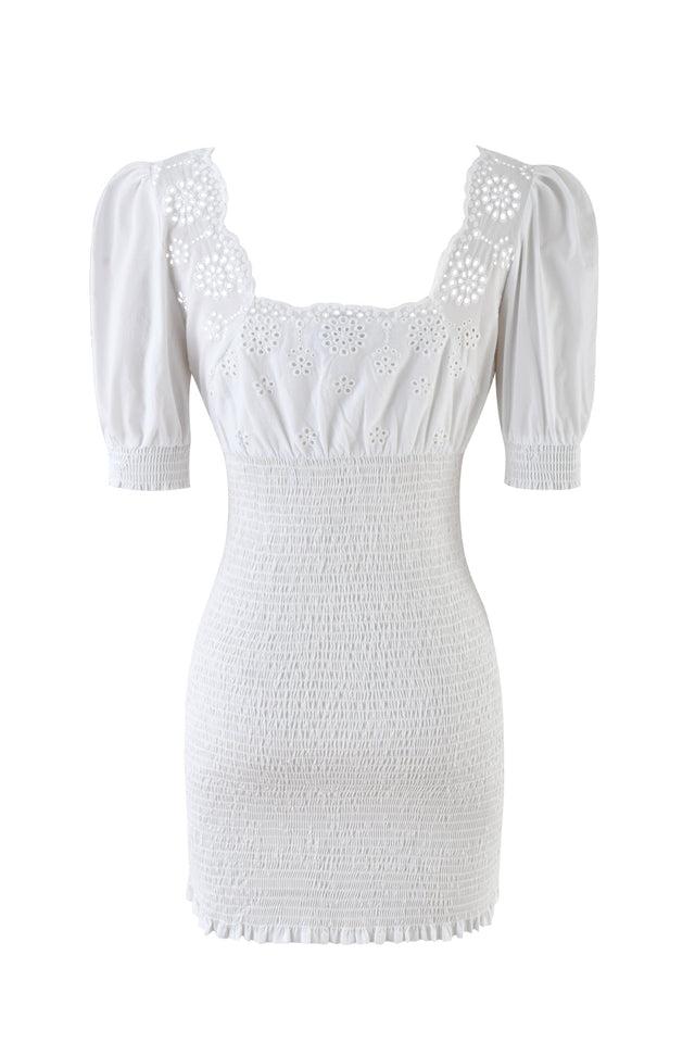 LEVI MINI DRESS - WHITE Product Image