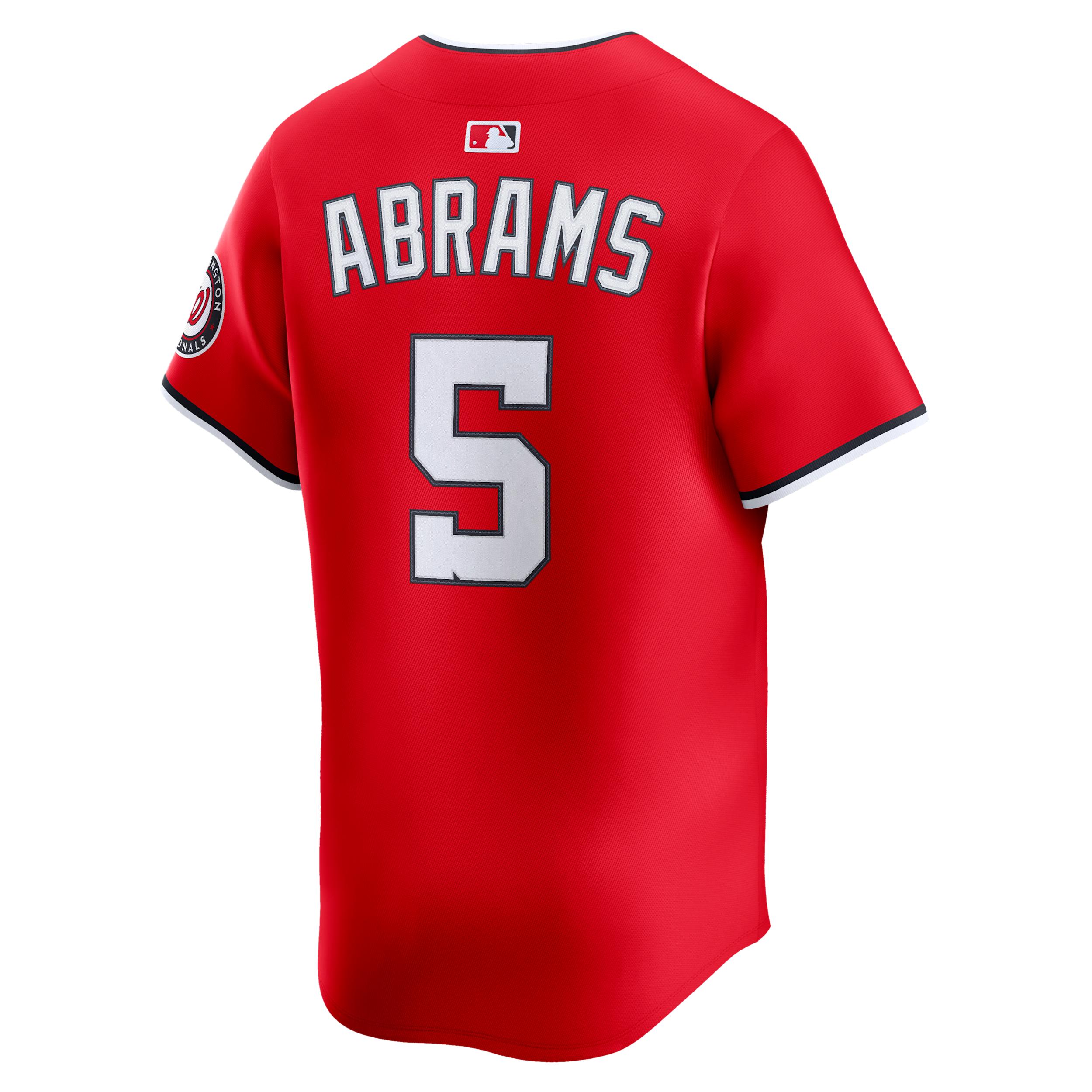 Mens Nike CJ Abrams Washington Nationals 2nd Alternate Limited Player Jersey Product Image