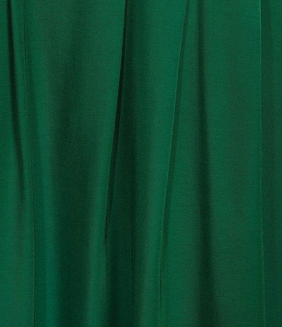 Kensie Short Sleeve Smocked Waist A-Line Midi Dress Product Image