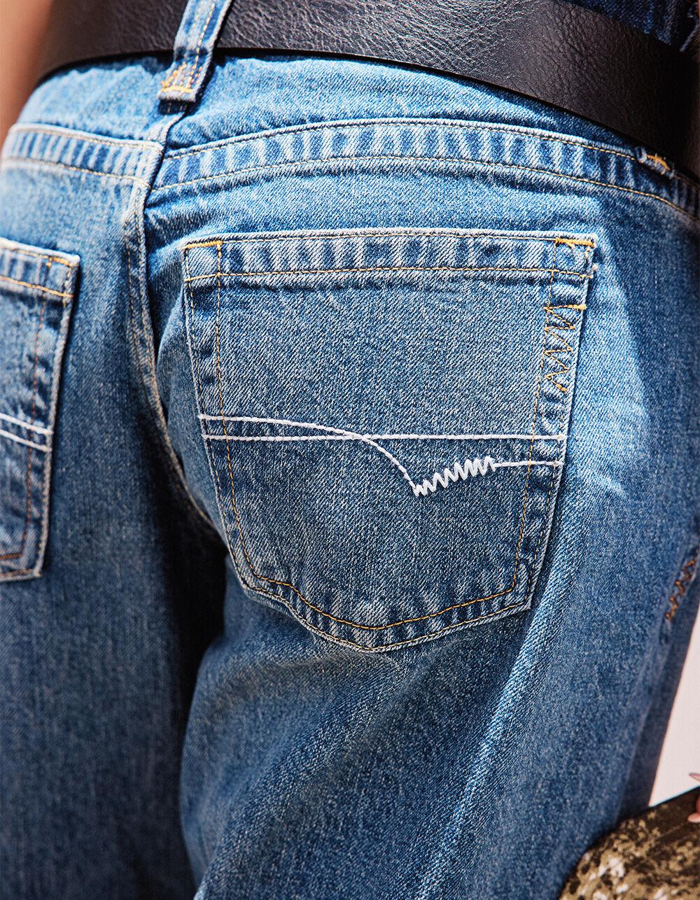 BDG Urban Outfitters Kayla Womens Low Rise Slouchy Jeans - VINTAGE MED Product Image