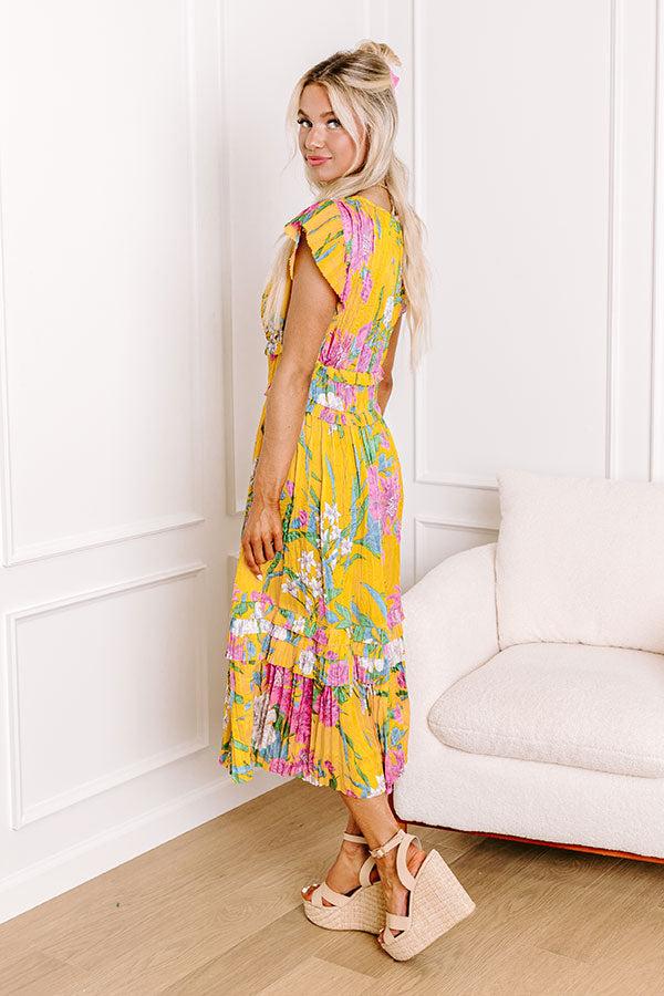 Date Night In Madrid Floral Midi Product Image