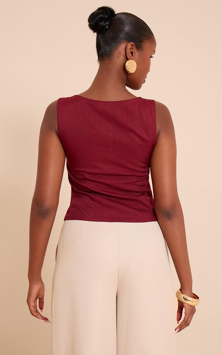 Deep Red Layered Corset Product Image