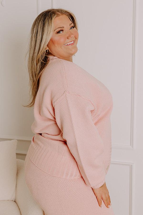 Chic Comfort Knit Sweater Curves Product Image