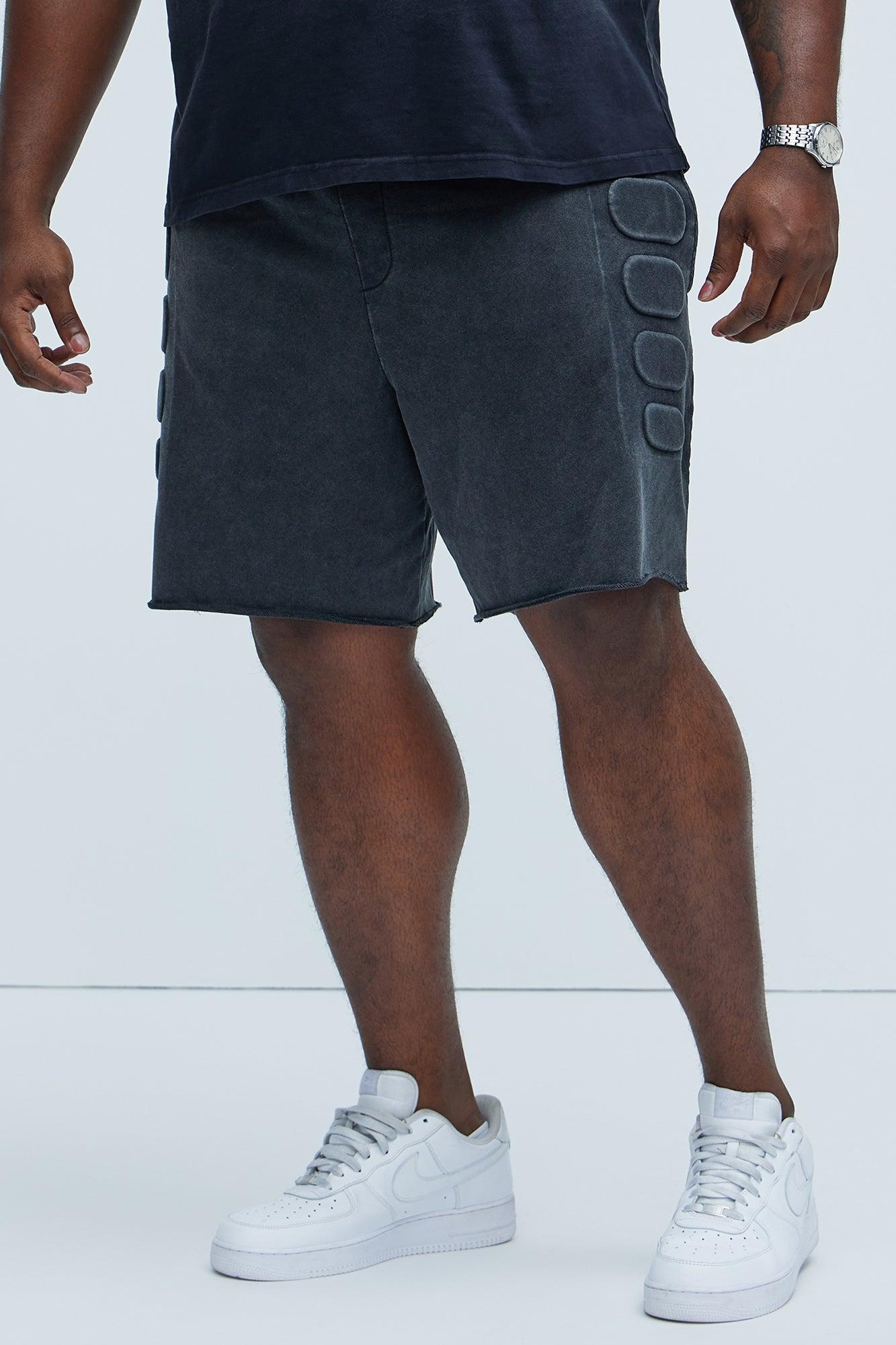 Mayzen Relaxed Shorts - Black Wash Product Image