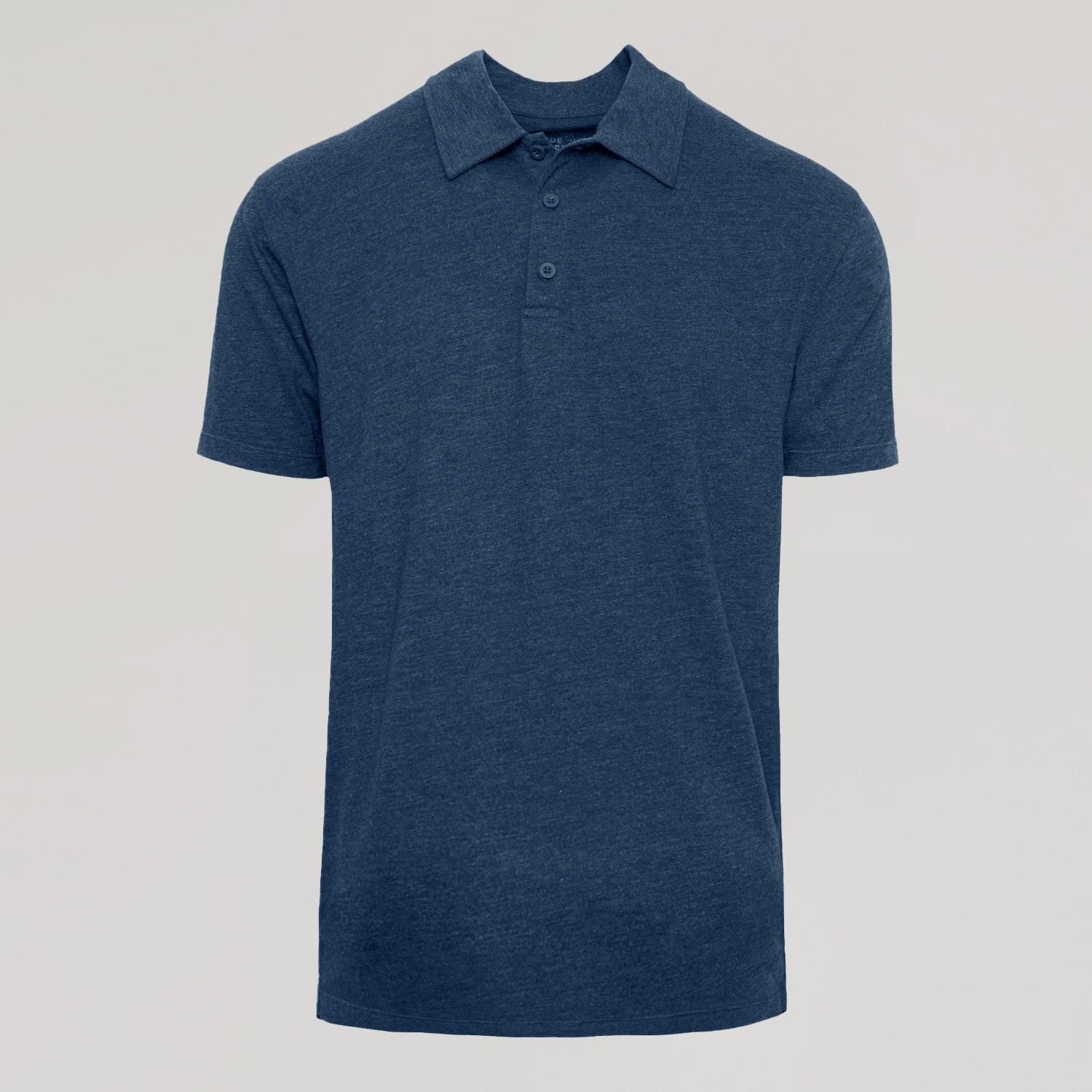 Heather Navy Classic Polo Product Image