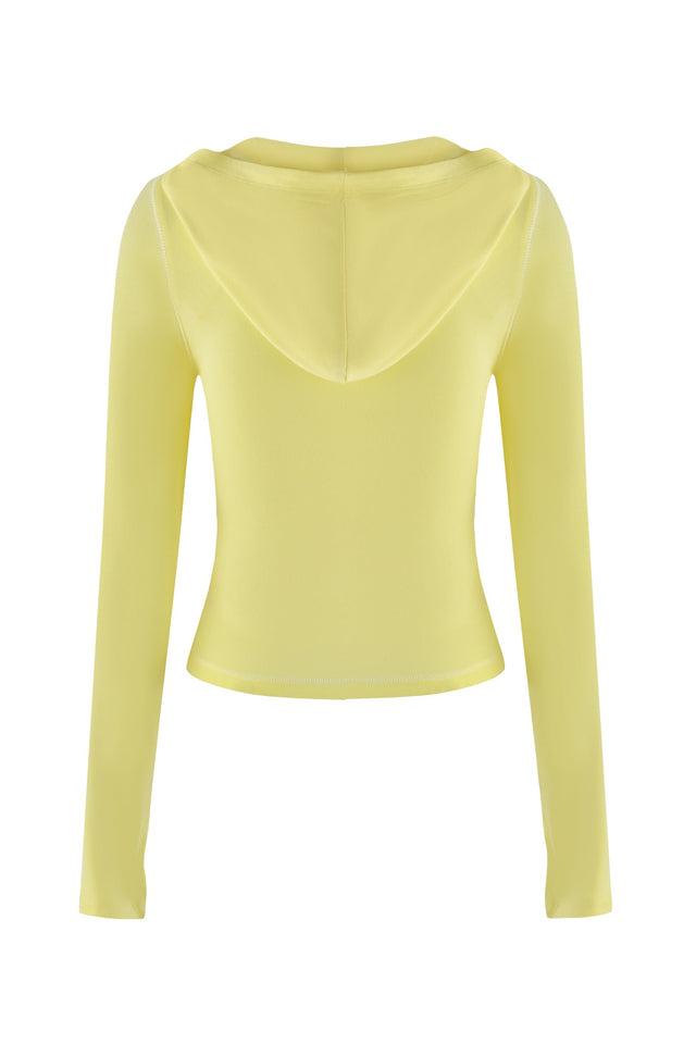 BLARE HOODIE - YELLOW : PALE YELLOW Product Image