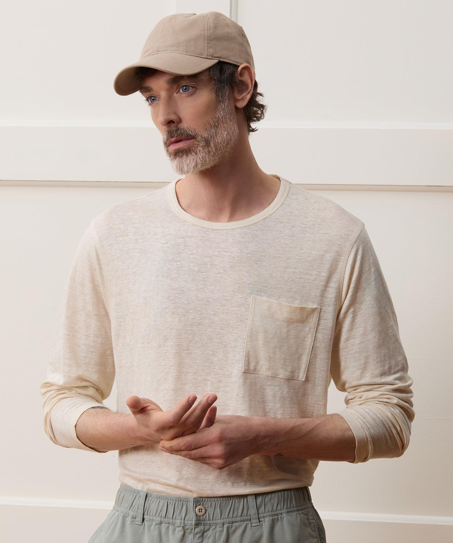 Linen Jersey Pocket Tee Product Image