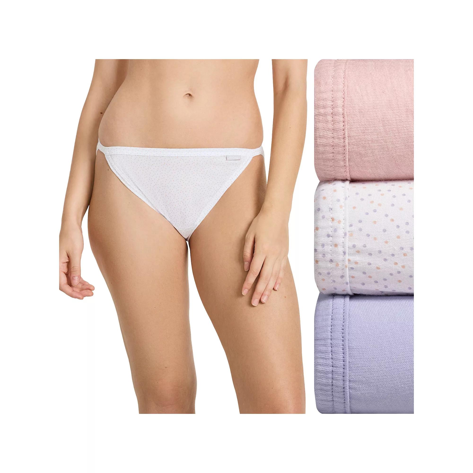 Womens Jockey Elance 3-pk String Bikini Panty Set 1483 Product Image