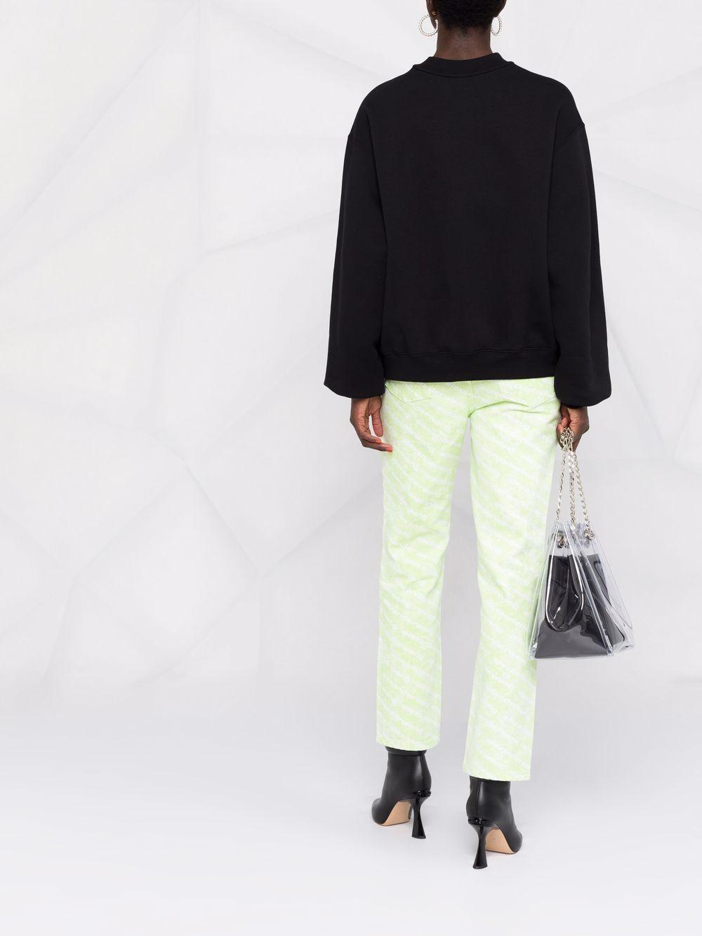 logo-print crew neck sweatshirt Product Image