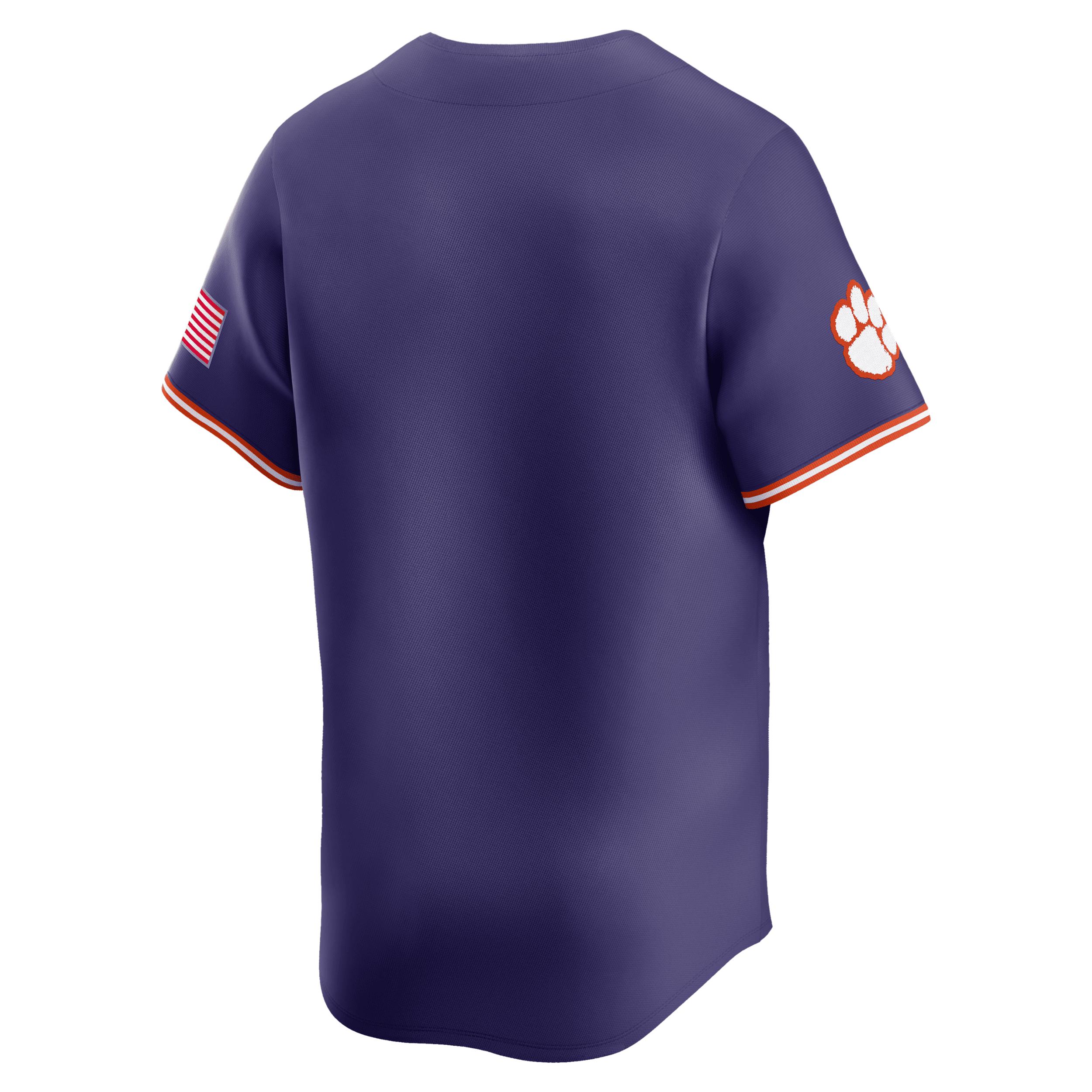 Clemson Tigers Nike Men's College Limited Baseball Jersey Product Image