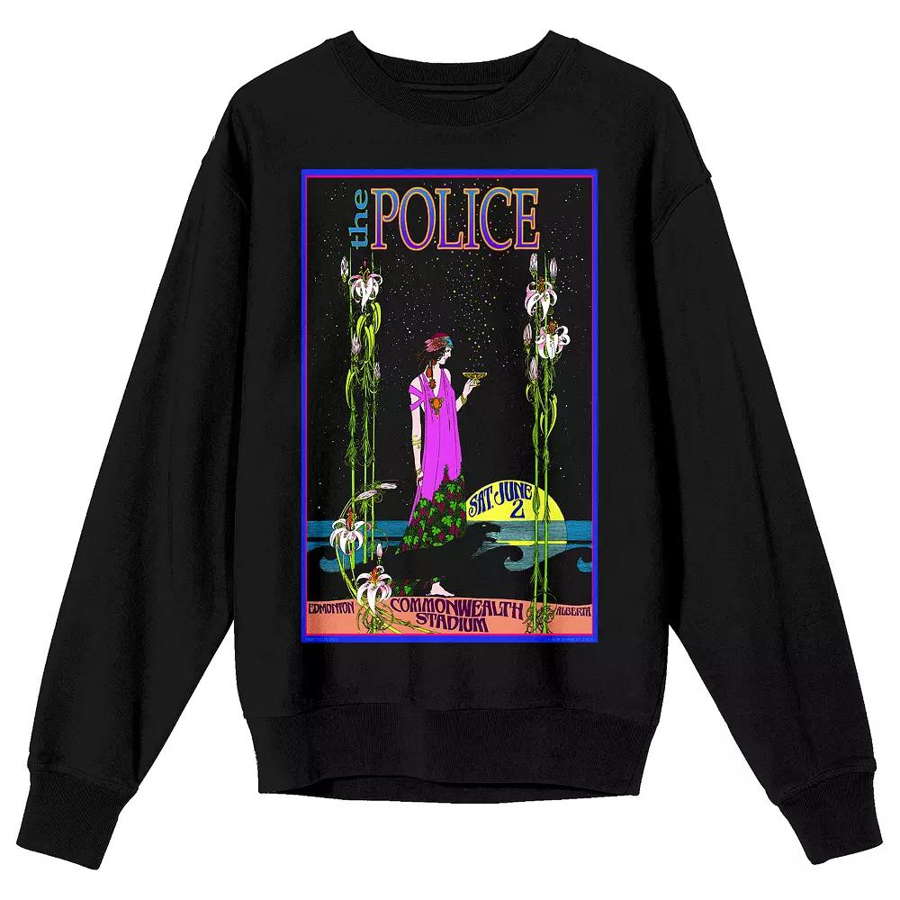 Men's The Police Bob Masse Poster Long Sleeve Graphic Tee,  Product Image