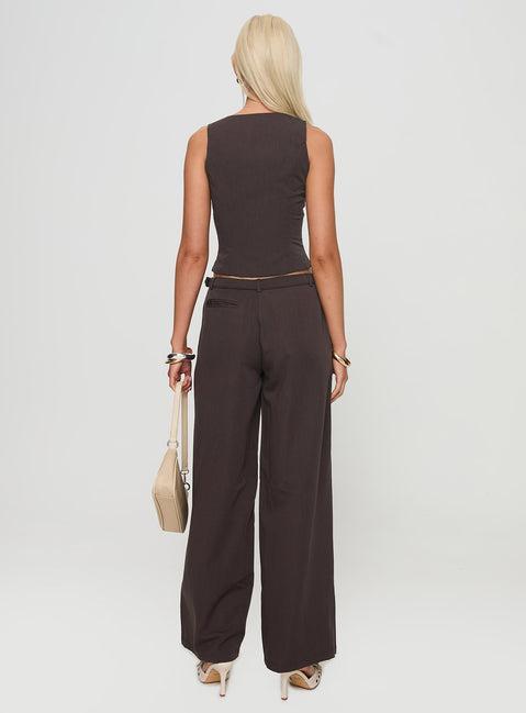 Airi Top Brown Product Image