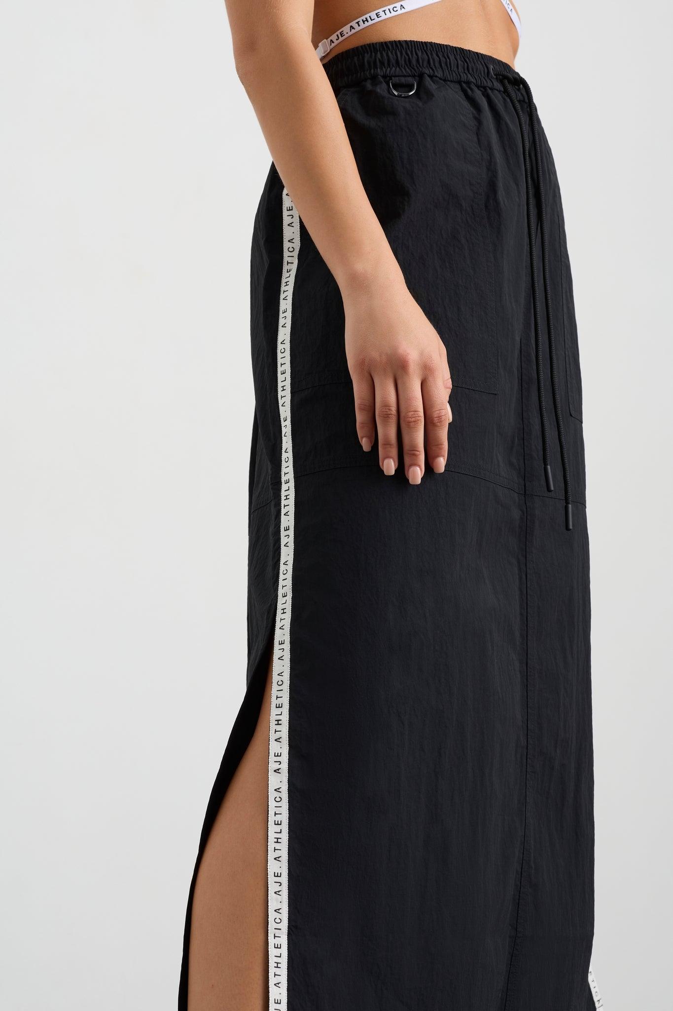 Logo Tape Spray Midi Skirt 647 Product Image
