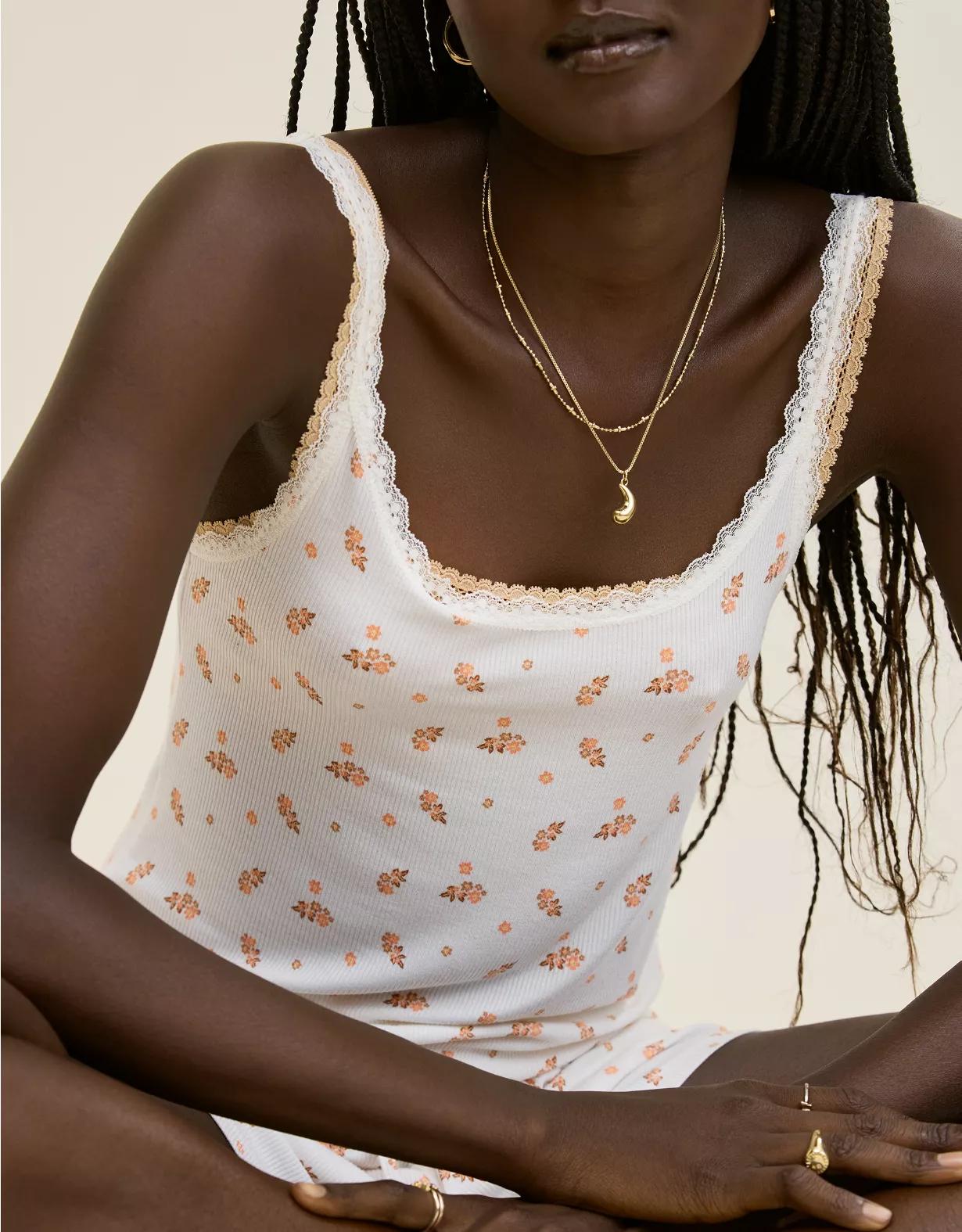 Aerie Real Soft® Lace Trim Tank Product Image