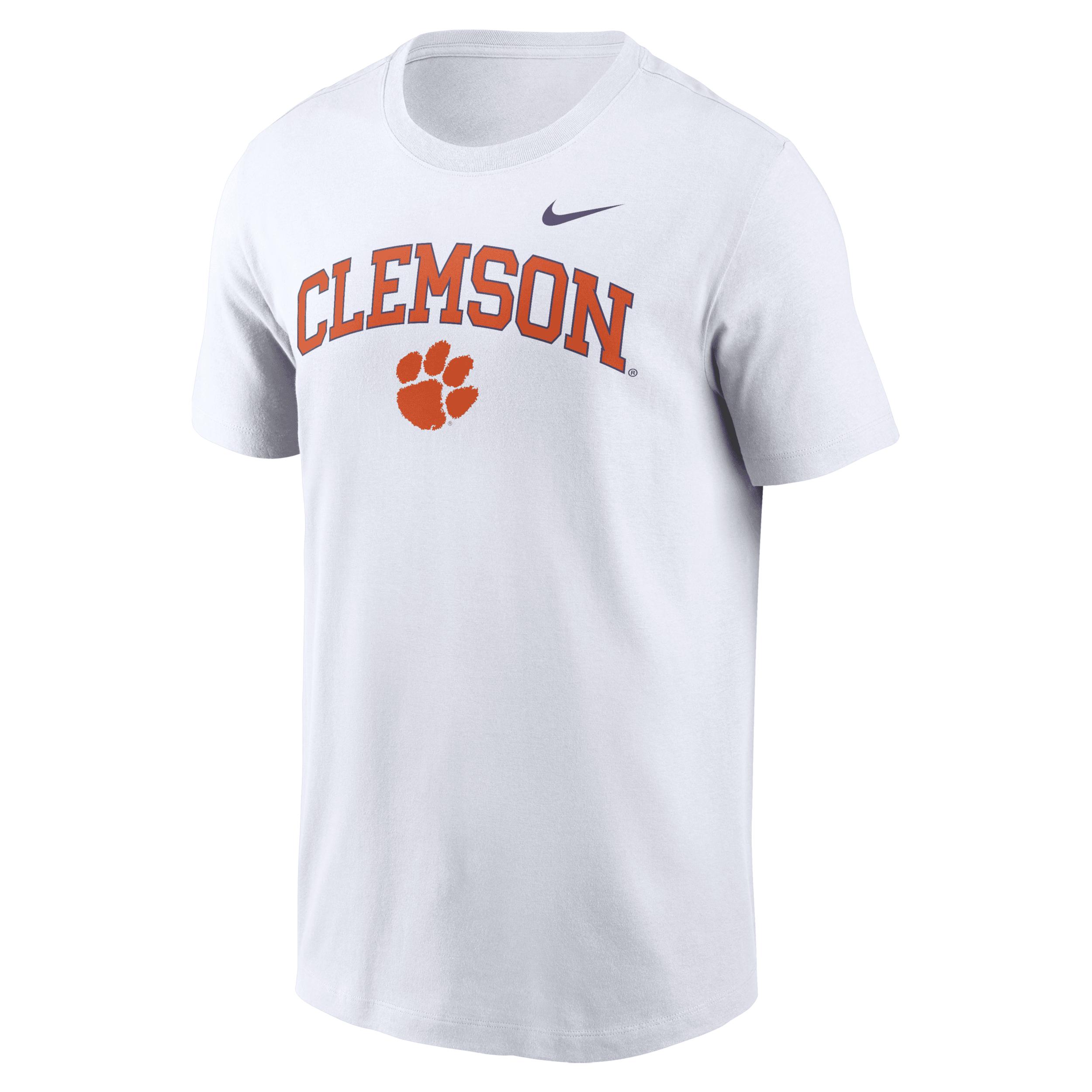 Men's Nike White Clemson Tigers Blitz 2-Hit T-Shirt,  Product Image