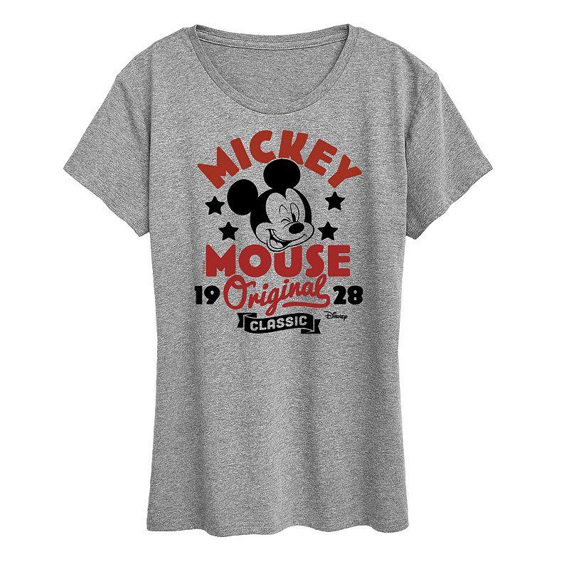 Disney's Mickey Mouse Women's Original Badge Graphic Tee,  Product Image
