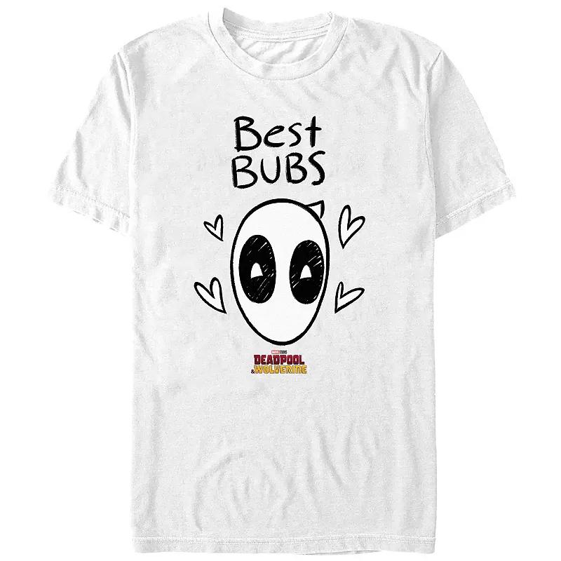 Men's Deadpool And Wolverine Best Bubs Doodle Graphic Tee,  Product Image