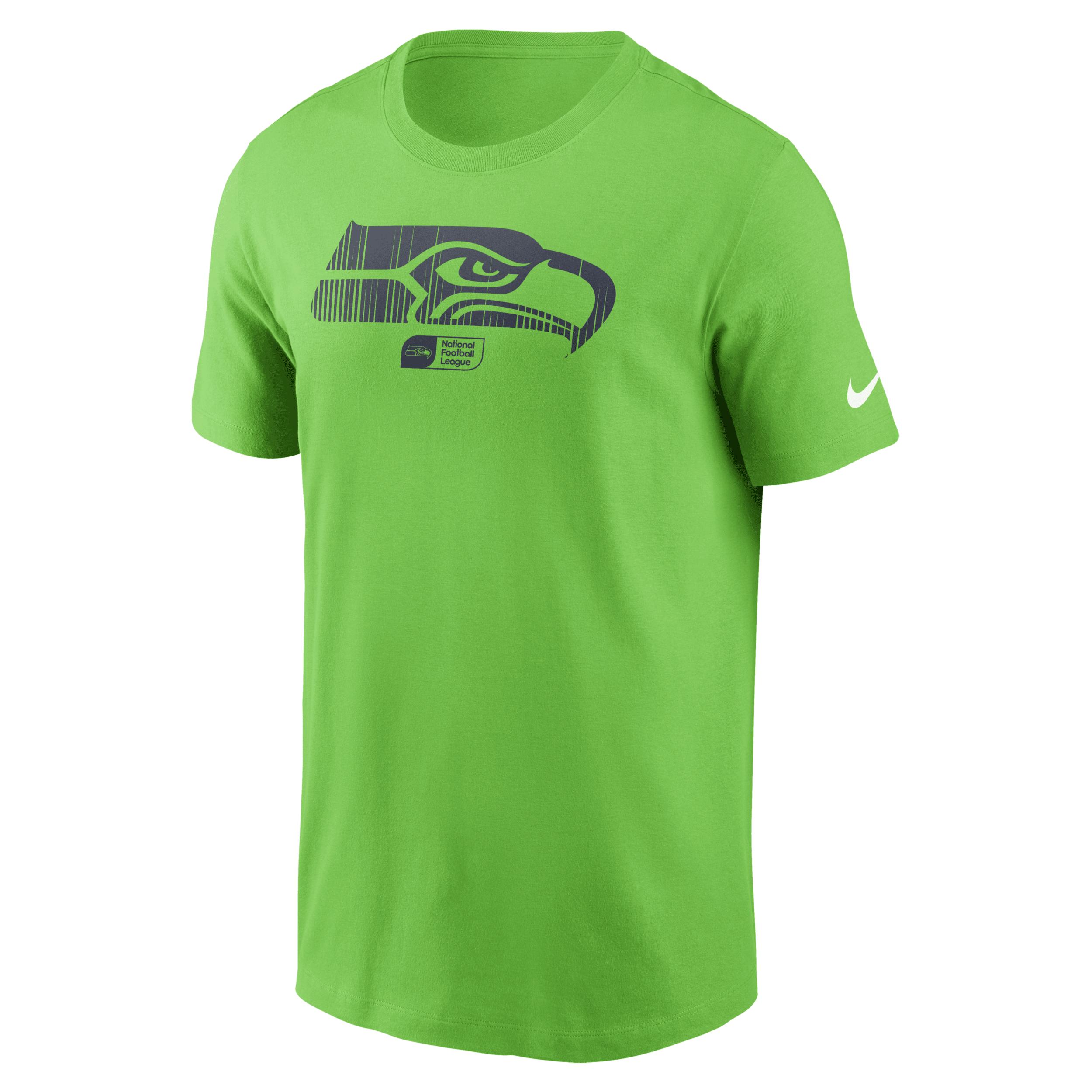 Seattle Seahawks Faded Essential Nike Mens NFL T-Shirt | N1993HN78-P8V Product Image