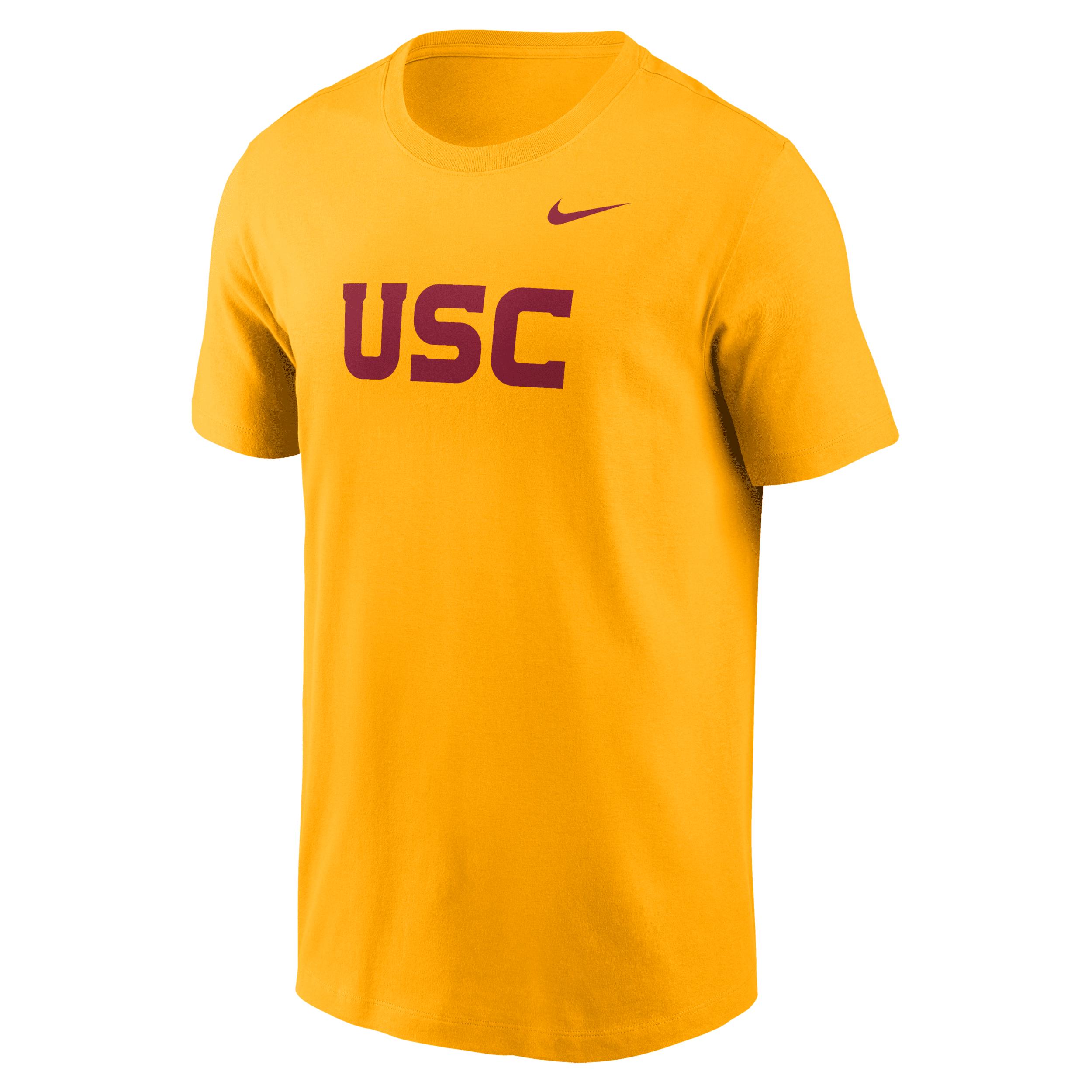 Men's Nike Gold USC Trojans Primetime Wordmark T-Shirt,  Product Image